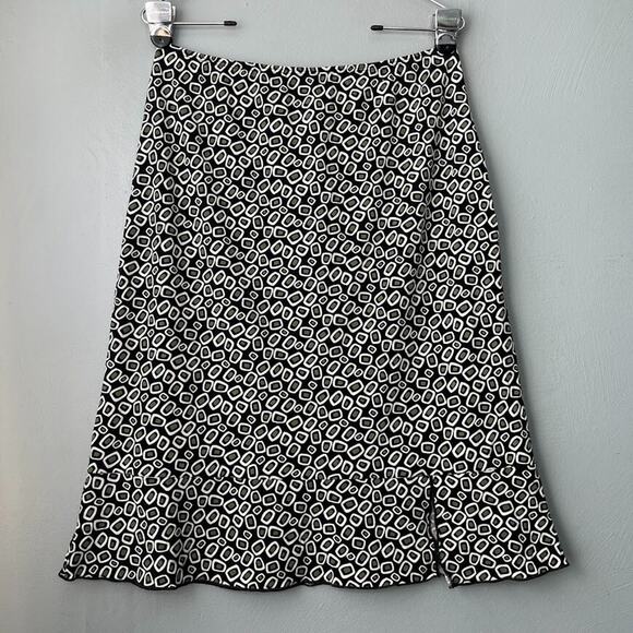 Julie Mitchell Urban Size Medium Pull on Geometric Abstract Artsy Knit Skirt Y2K - Picture 2 of 12